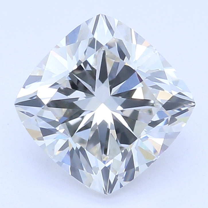 1.01 Carat Cushion Lab Diamond with  Cut Diamond in 14KT  view 1
