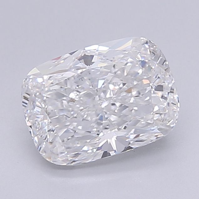 1.69 Carat Cushion Lab Diamond with  Cut Diamond in 14KT  view 1
