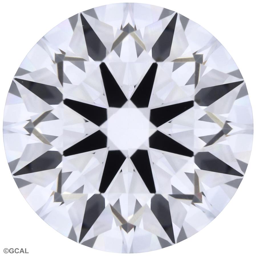 2.09 Carat Round Lab Diamond with  Cut Diamond in 14KT  view 1

