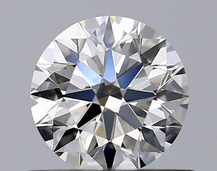 0.6 Carat Round Natural Diamond with  Cut Diamond in 14KT  view 1
