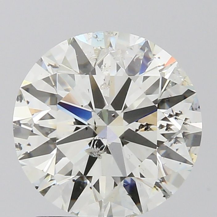 2.0 Carat Round Natural Diamond with  Cut Diamond in 14KT  view 1
