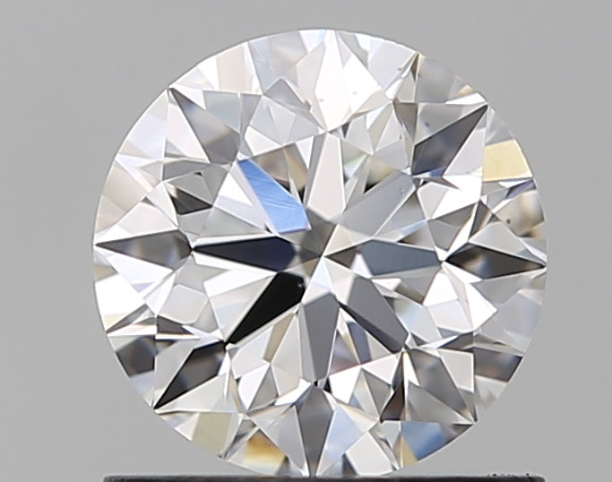0.9 Carat Round Natural Diamond with  Cut Diamond in 14KT  view 1
