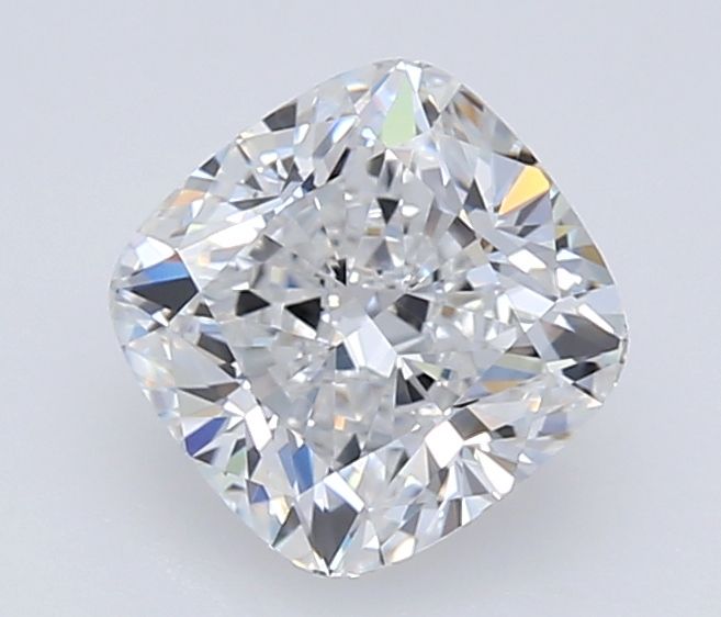 1.17 Carat Cushion Lab Diamond with  Cut Diamond in 14KT  view 1
