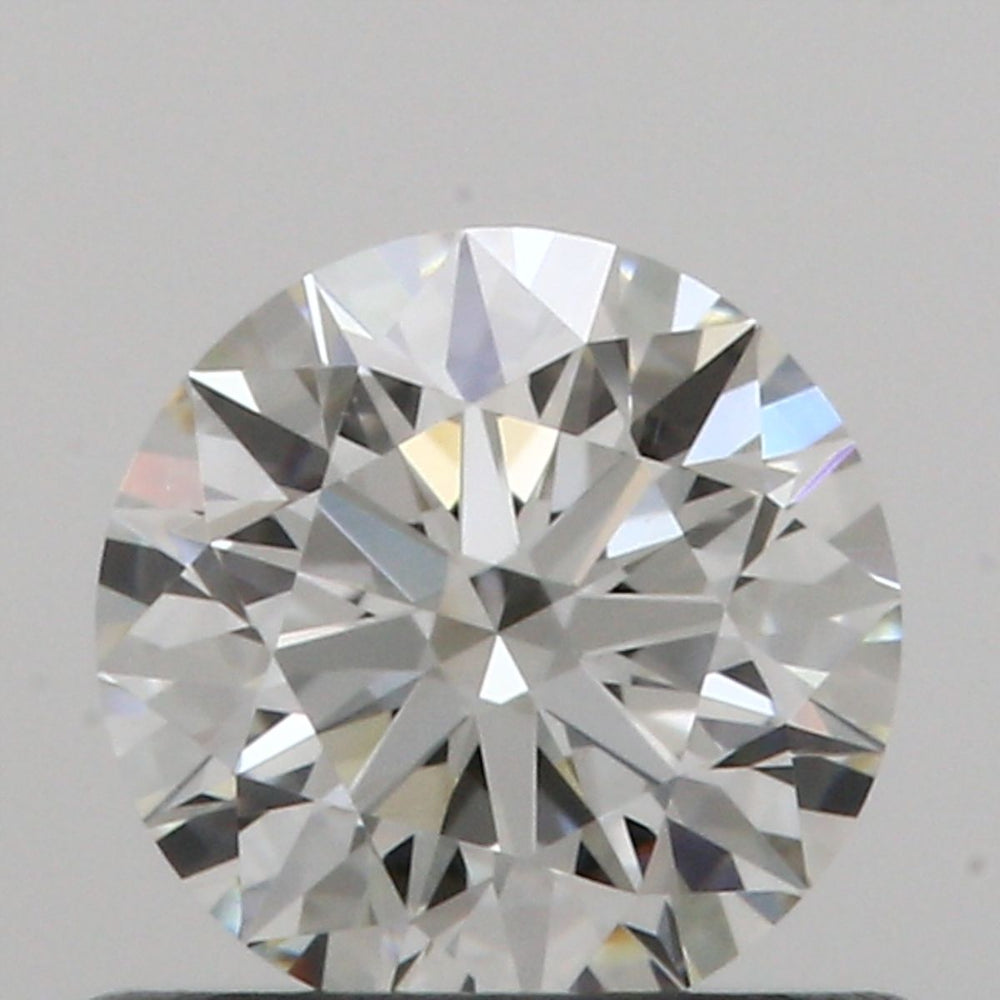 0.56 Carat Round Natural Diamond with  Cut Diamond in 14KT  view 1
