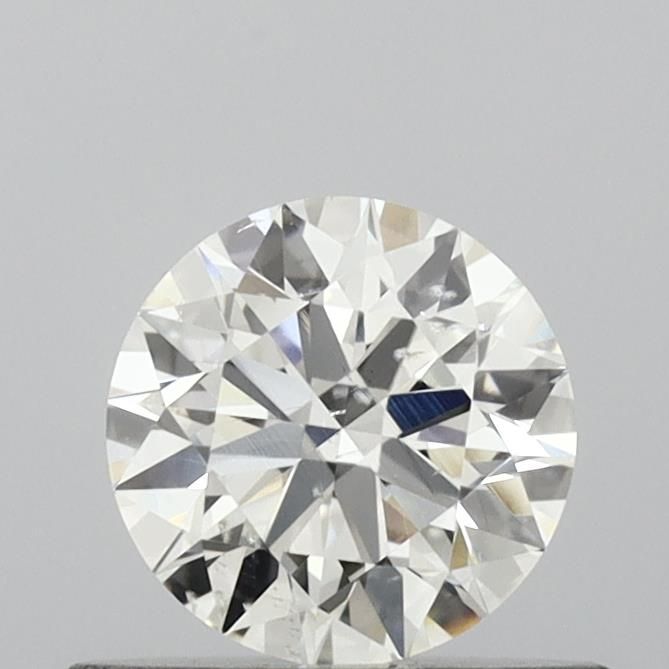 0.5 Carat Round Natural Diamond with  Cut Diamond in 14KT  view 1

