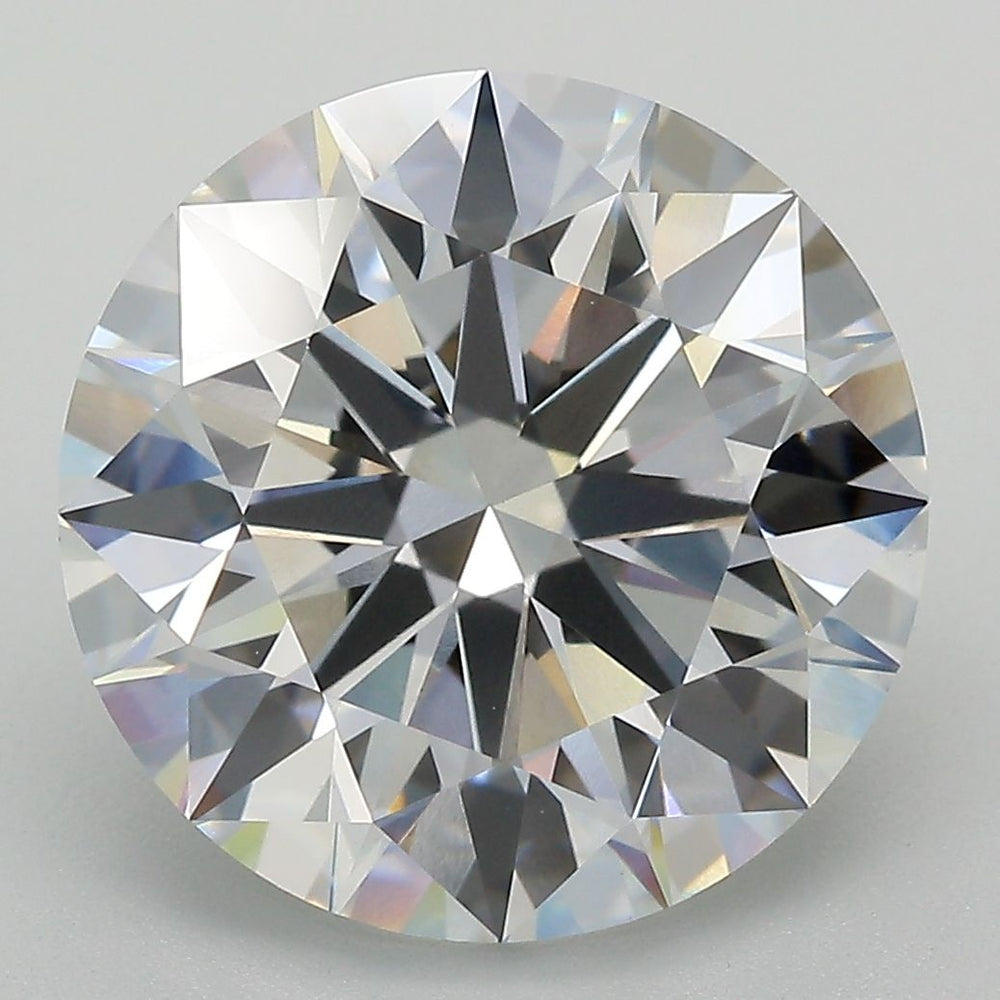 7.24 Carat Round Lab Diamond with  Cut Diamond in 14KT  view 1
