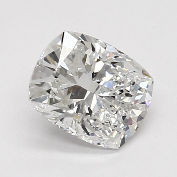 1.04 Carat Cushion Lab Diamond with  Cut Diamond in 14KT  view 1
