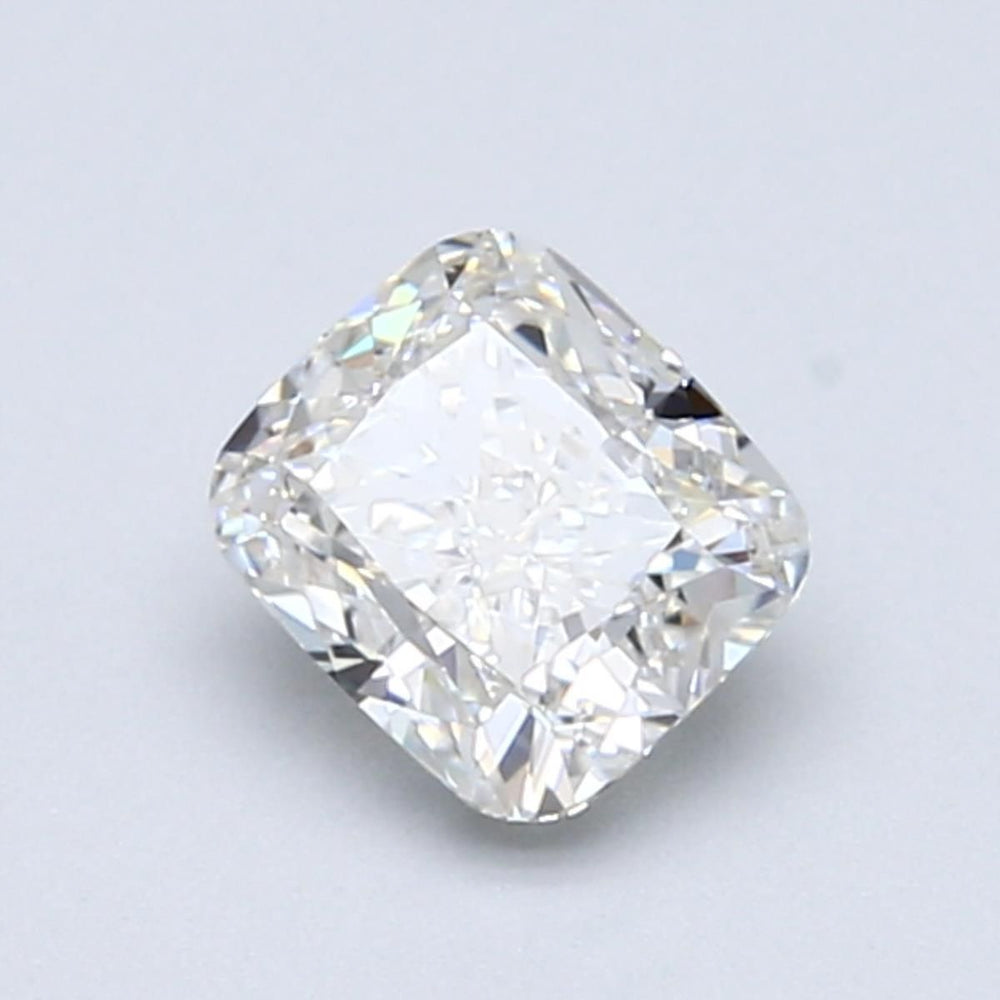 0.9 Carat CUSHION Natural Diamond with  Cut Diamond in 14KT  view 1

