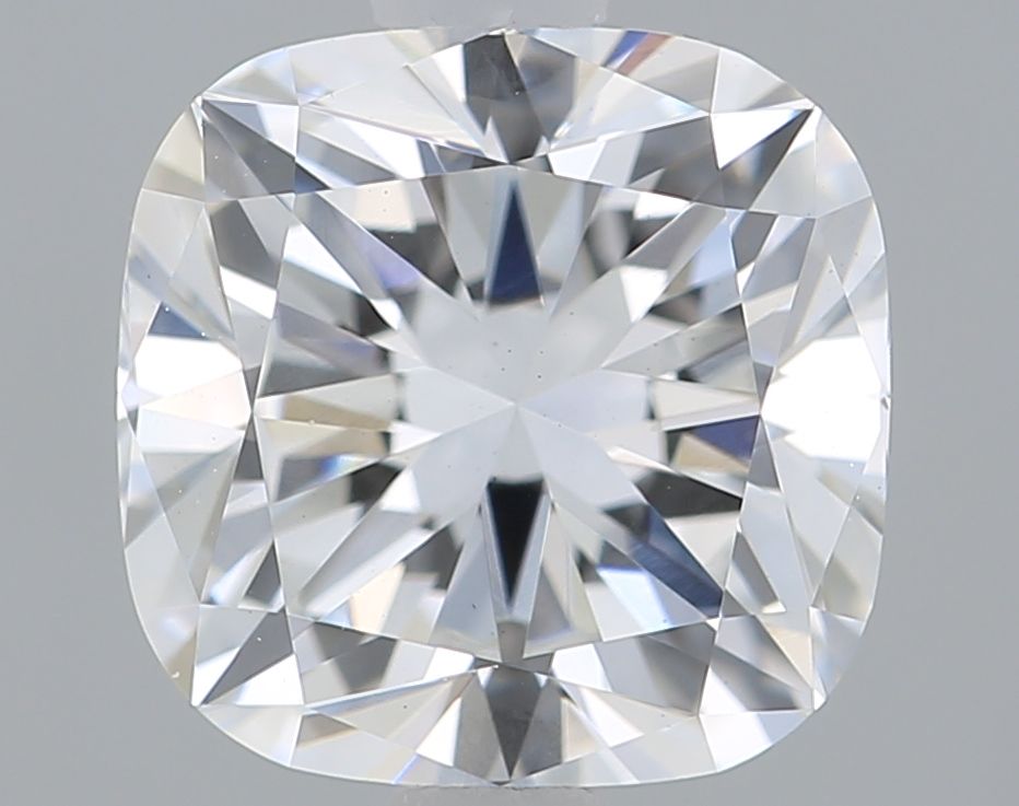 1.52 Carat Cushion Lab Diamond with  Cut Diamond in 14KT  view 1
