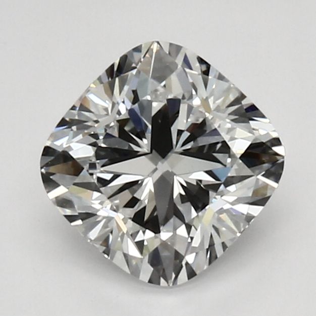 1.23 Carat Cushion Lab Diamond with  Cut Diamond in 14KT  view 1
