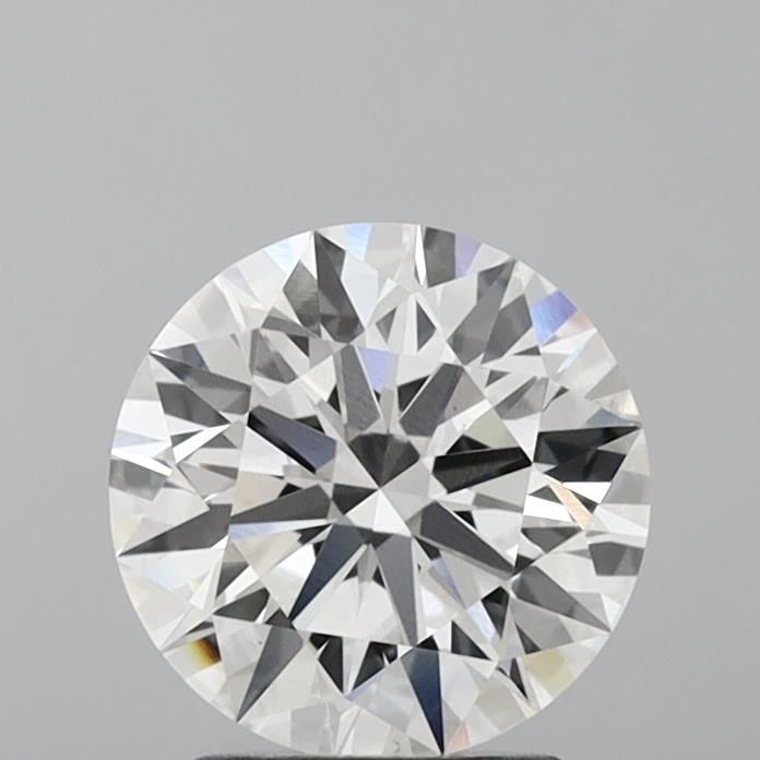 2.25 Carat Round Lab Diamond with  Cut Diamond in 14KT  view 1
