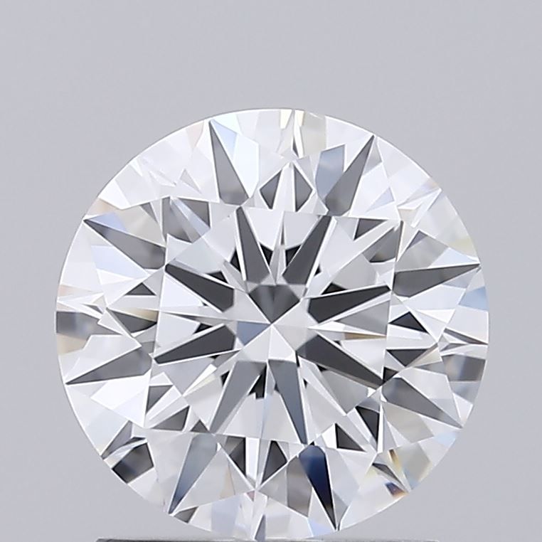 1.47 Carat Round Lab Diamond with  Cut Diamond in 14KT  view 1
