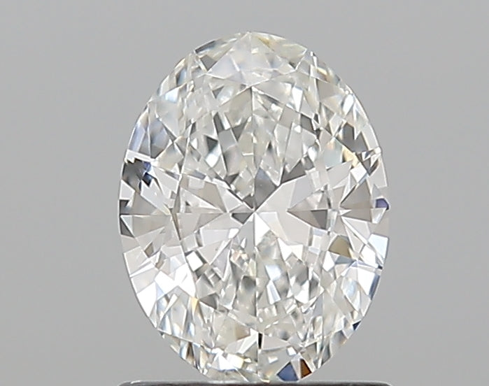 0.9 Carat Oval Natural Diamond with  Cut Diamond in 14KT  view 1
