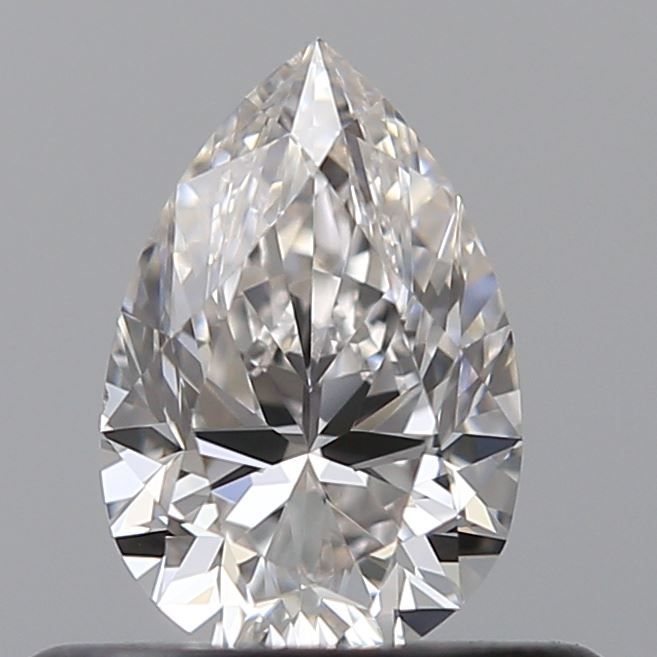 0.4 Carat Pear Natural Diamond with  Cut Diamond in 14KT  view 1

