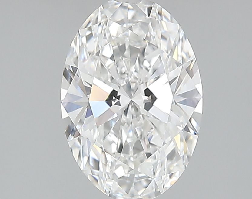 1.7 Carat Oval Lab Diamond with  Cut Diamond in 14KT  view 1
