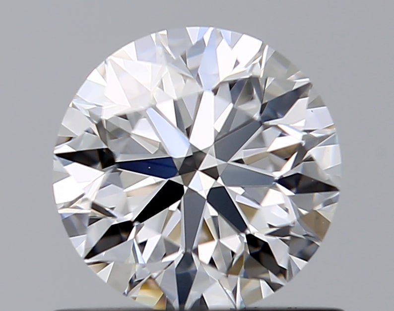 0.75 Carat Round Natural Diamond with  Cut Diamond in 14KT  view 1
