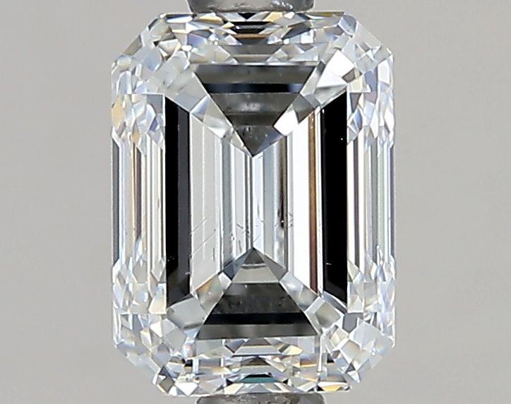 1.0 Carat Emerald Natural Diamond with  Cut Diamond in 14KT  view 1
