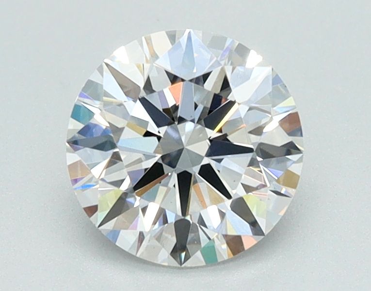 1.73 Carat Round Lab Diamond with  Cut Diamond in 14KT  view 1
