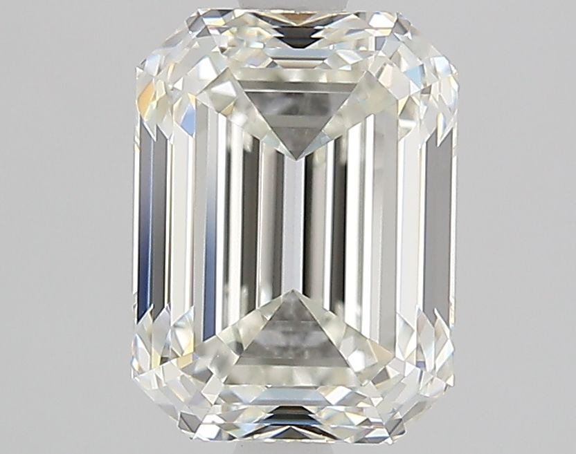 2.01 Carat Emerald Natural Diamond with  Cut Diamond in 14KT  view 1
