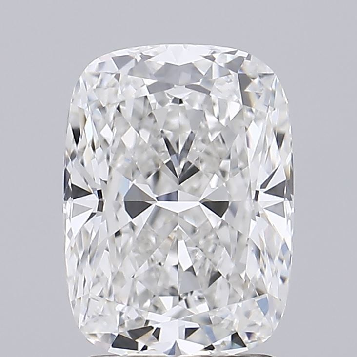 2.1 Carat Cushion Lab Diamond with  Cut Diamond in 14KT  view 1
