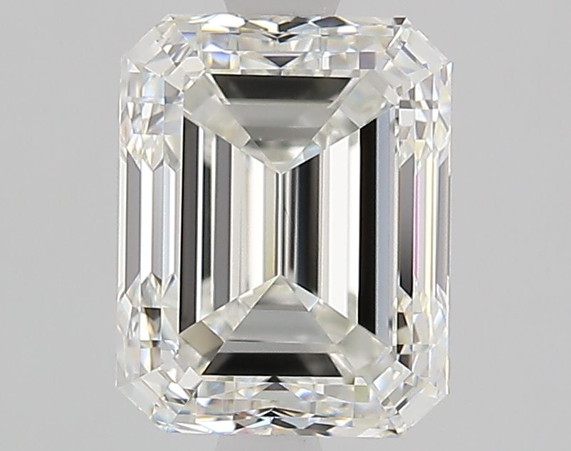 2.0 Carat Emerald Natural Diamond with  Cut Diamond in 14KT  view 1
