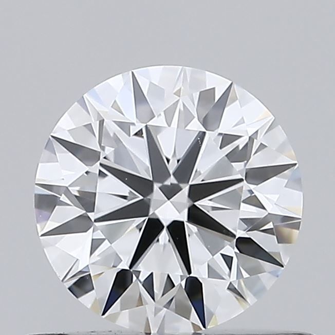0.59 Carat Round Lab Diamond & 0.58 Carat Round Lab Diamond with  Cut Diamond in 14KT  view 1
