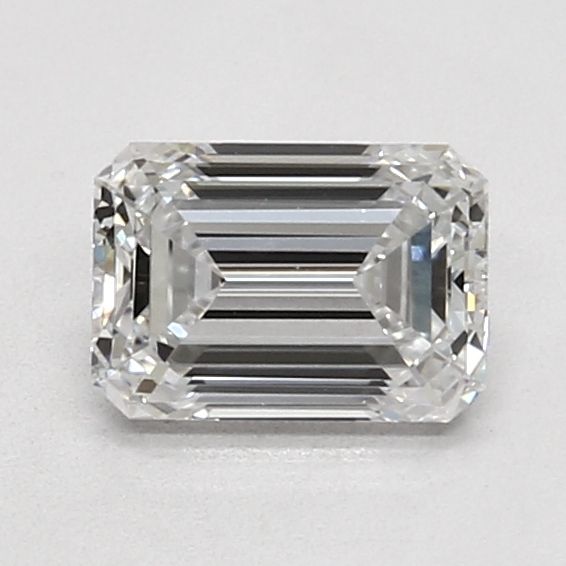 1.09 Carat Emerald Lab Diamond with  Cut Diamond in 14KT  view 1
