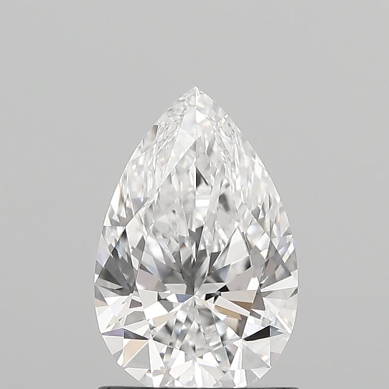 1.01 Carat Pear Lab Diamond with  Cut Diamond in 14KT  view 1
