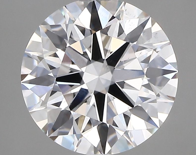 2.71 Carat Round Lab Diamond with  Cut Diamond in 14KT  view 1
