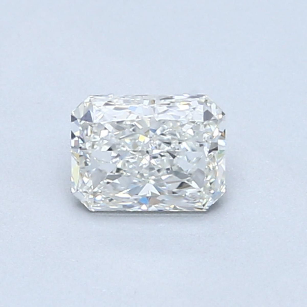 0.52 Carat Radiant Natural Diamond with  Cut Diamond in 14KT  view 1
