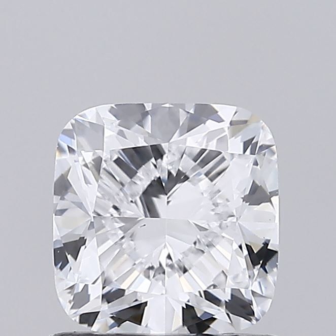 1.0 Carat Cushion Lab Diamond with  Cut Diamond in 14KT  view 1
