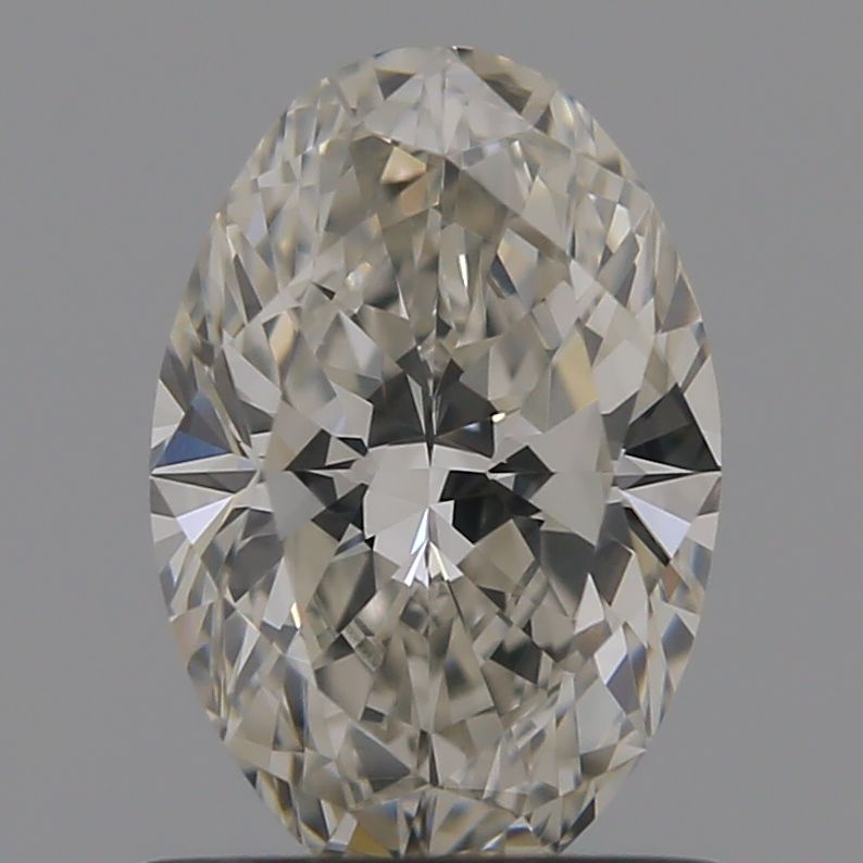 0.9 Carat Oval Natural Diamond with  Cut Diamond in 14KT  view 1
