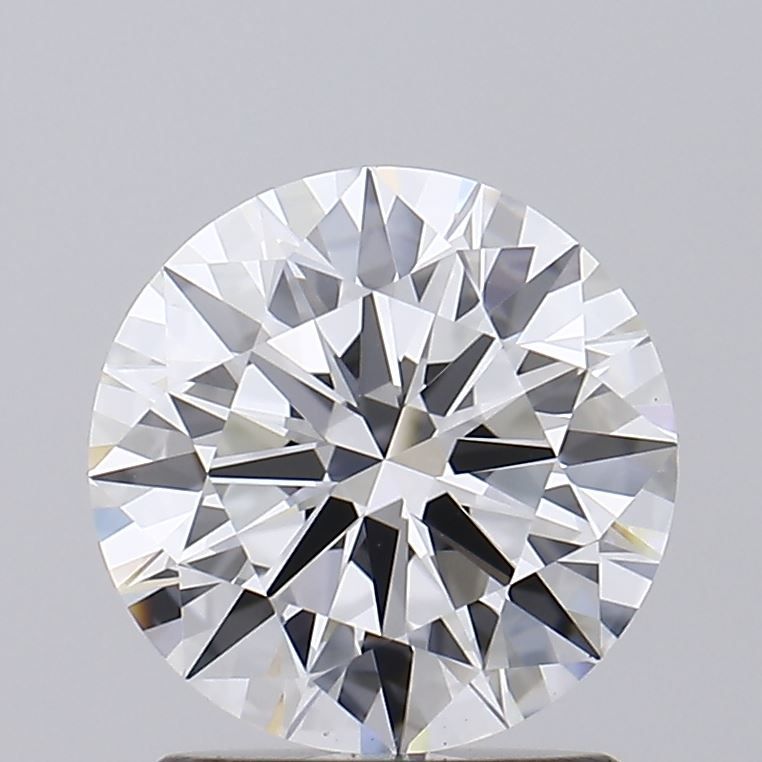 1.51 Carat Round Lab Diamond with  Cut Diamond in 14KT  view 1
