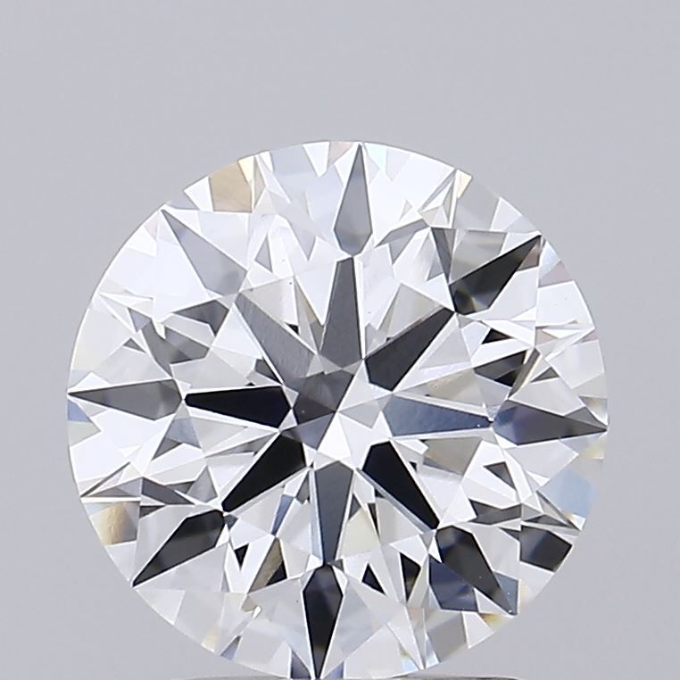 2.34 Carat Round Lab Diamond with  Cut Diamond in 14KT  view 1
