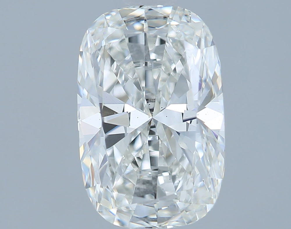 1.57 Carat Cushion Lab Diamond with  Cut Diamond in 14KT  view 1
