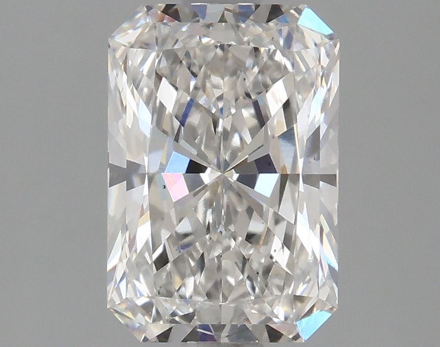 1.78 Carat Radiant Lab Diamond with  Cut Diamond in 14KT  view 1
