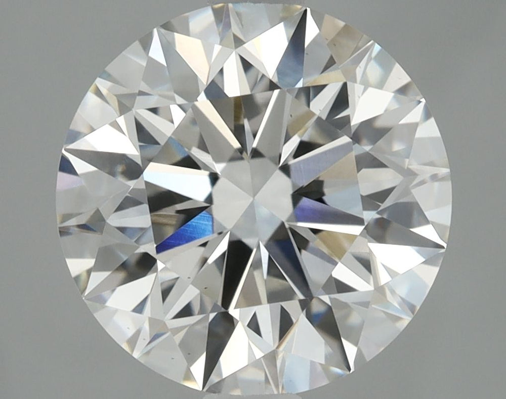 2.15 Carat Round Lab Diamond with  Cut Diamond in 14KT  view 1
