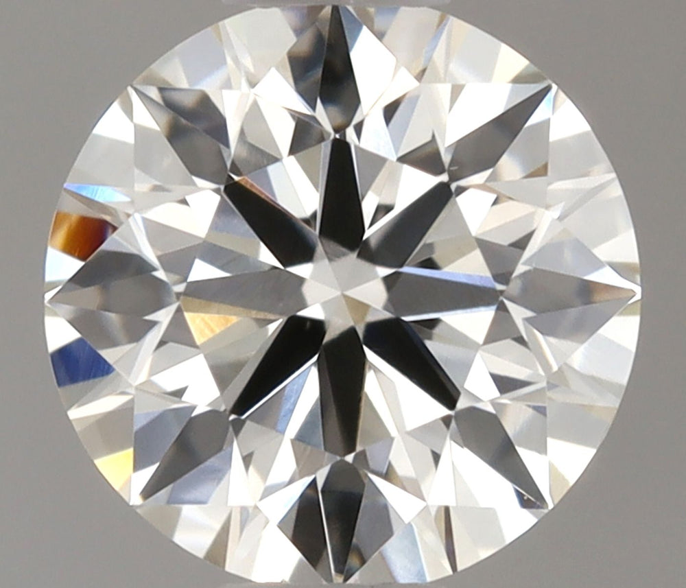 0.52 Carat Round Natural Diamond with  Cut Diamond in 14KT  view 1
