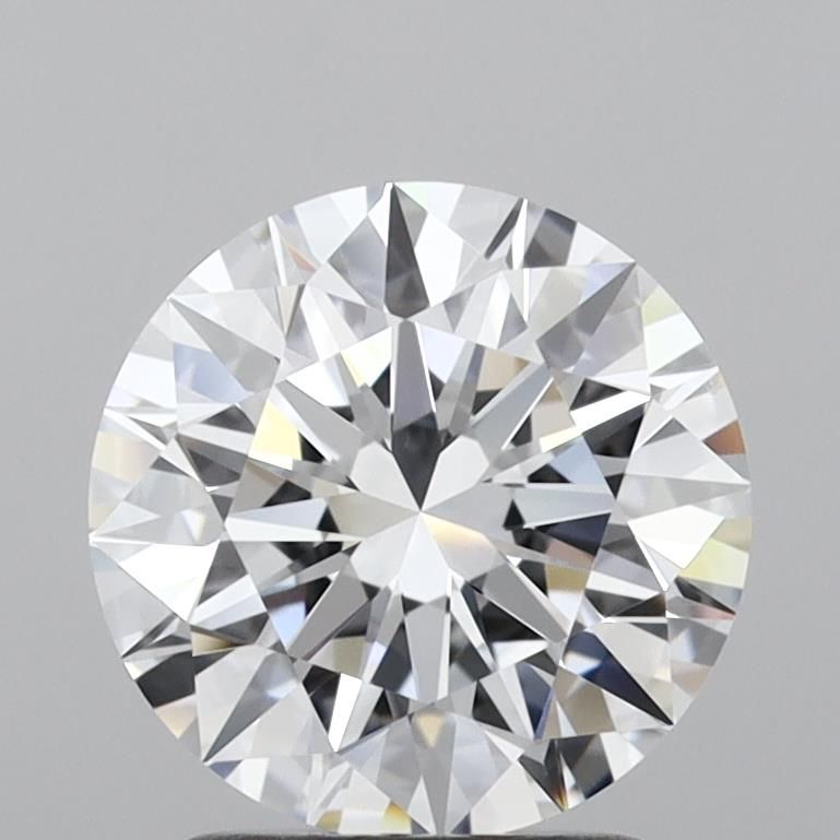 1.8 Carat Round Lab Diamond with  Cut Diamond in 14KT  view 1
