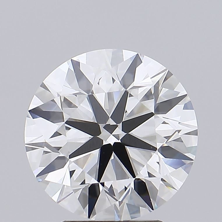 3.51 Carat Round Lab Diamond with  Cut Diamond in 14KT  view 1
