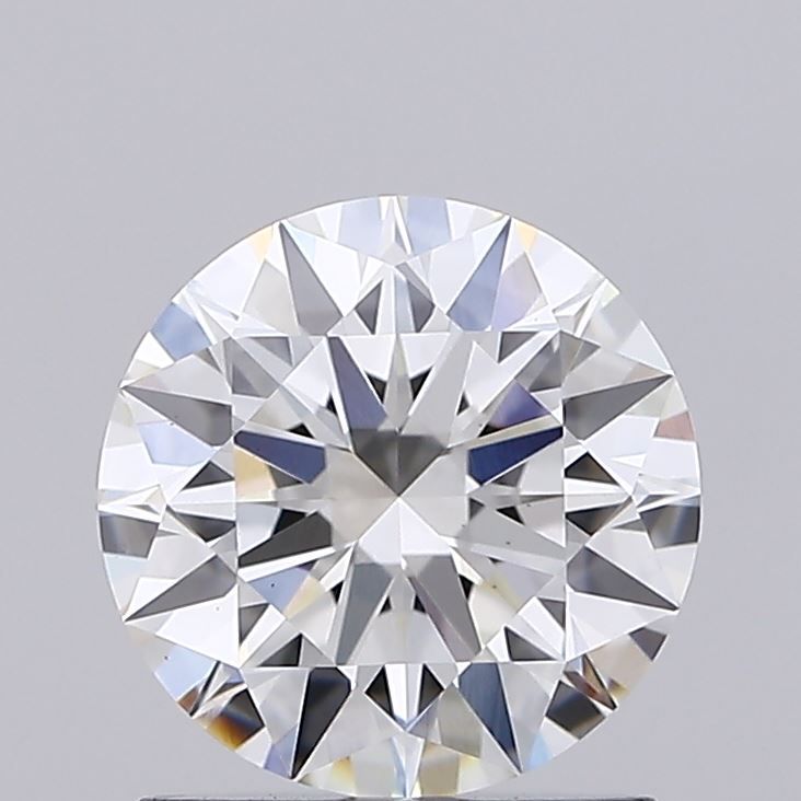 1.1 Carat Round Lab Diamond with  Cut Diamond in 14KT  view 1
