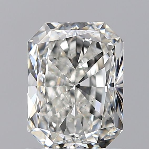 1.5 Carat Radiant Natural Diamond with  Cut Diamond in 14KT  view 1
