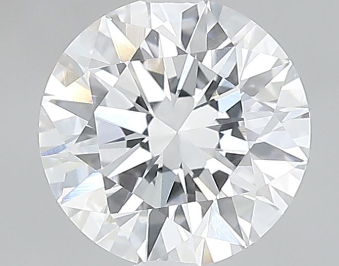 1.52 Carat Round Lab Diamond with  Cut Diamond in 14KT  view 1

