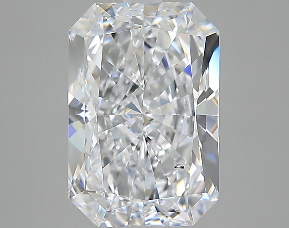3.0 Carat Radiant Lab Diamond with  Cut Diamond in 14KT  view 1
