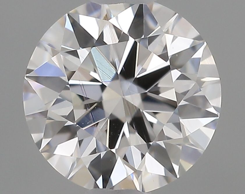 0.43 Carat Round Natural Diamond with  Cut Diamond in 14KT  view 1
