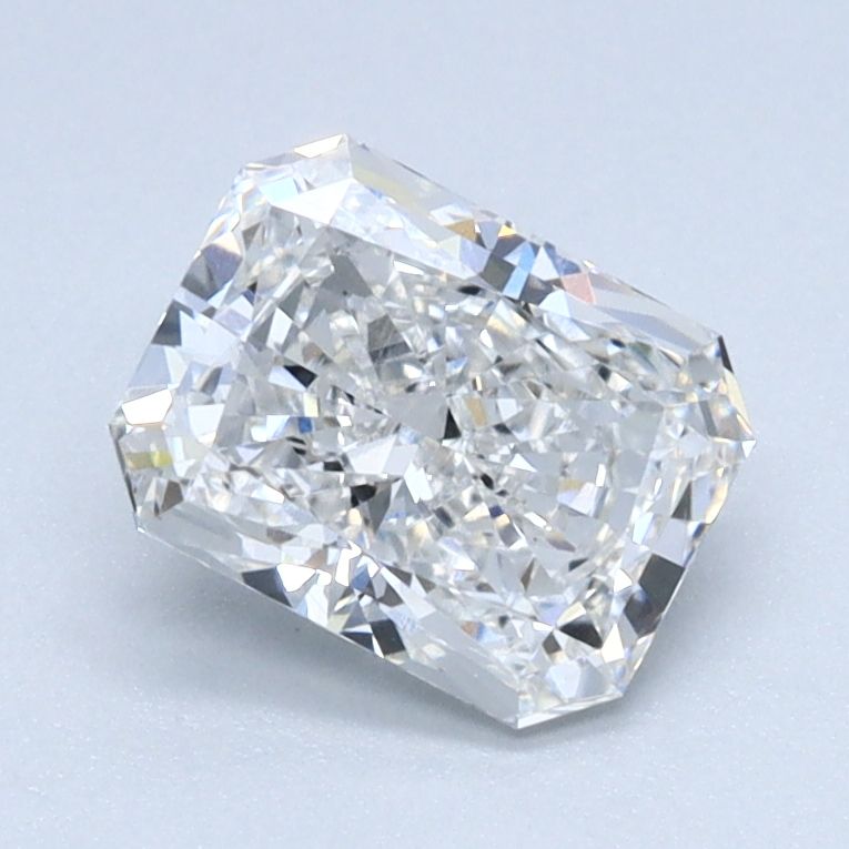 1.08 Carat Radiant Lab Diamond with  Cut Diamond in 14KT  view 1
