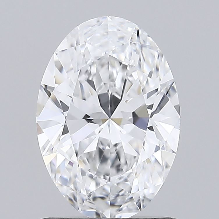 0.95 Carat Oval Lab Diamond with  Cut Diamond in 14KT  view 1
