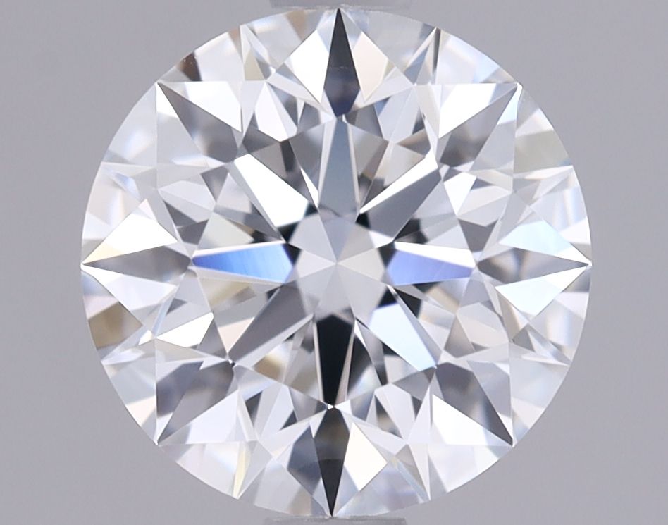1.35 Carat Round Lab Diamond with  Cut Diamond in 14KT  view 1
