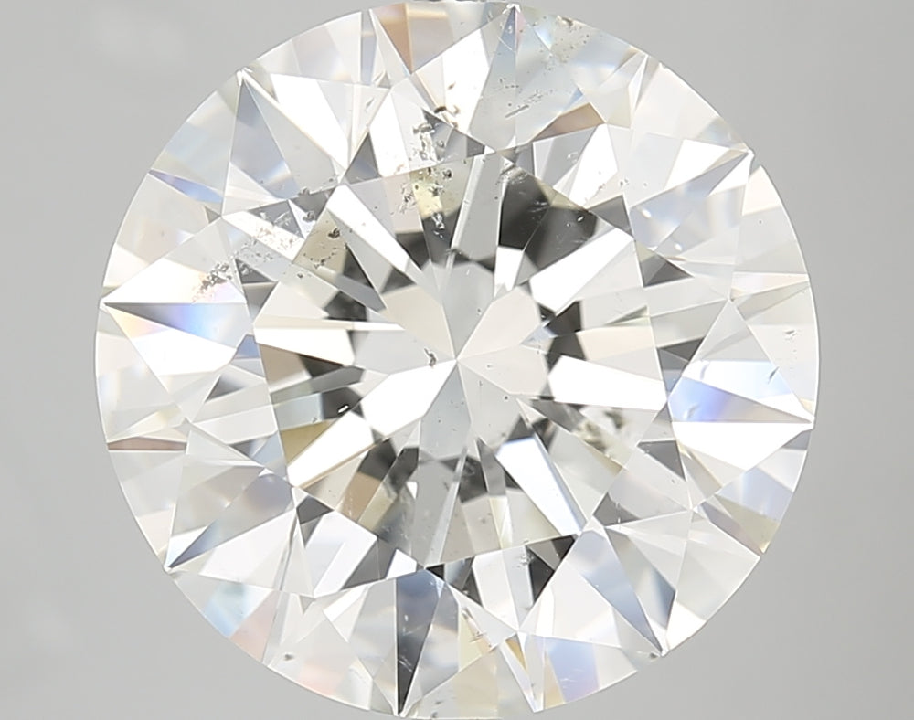 10.11 Carat Round Natural Diamond with  Cut Diamond in 14KT  view 1
