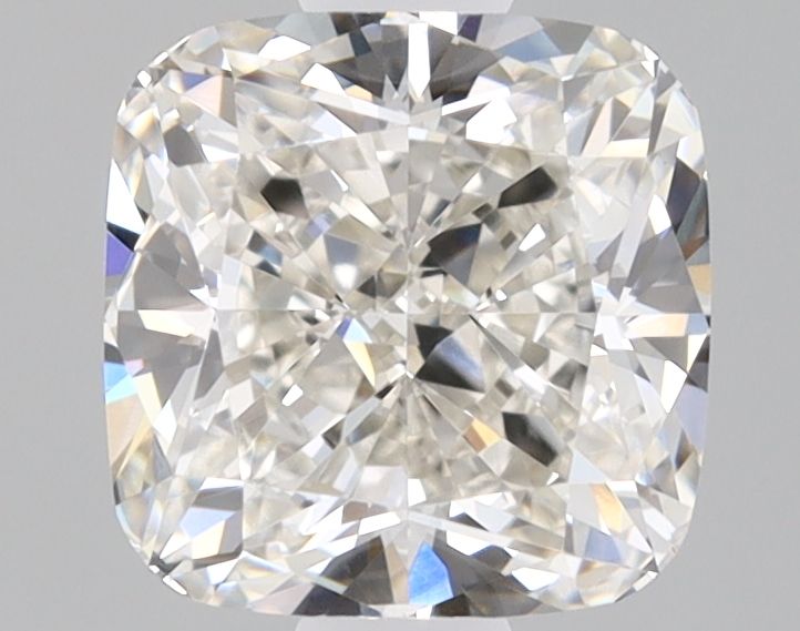 1.03 Carat Cushion Lab Diamond with  Cut Diamond in 14KT  view 1
